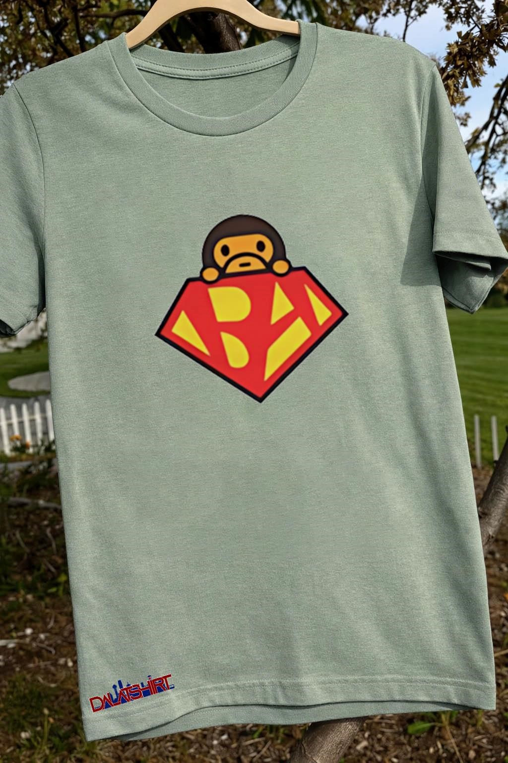 Milo Ape Bape Super Hero Logo shirt