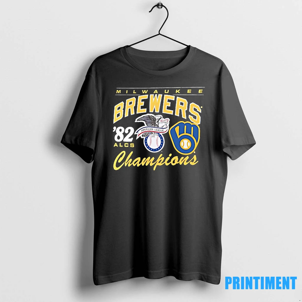 Milwaukee Brewers Alcs Champions 1982 Vintage Tshirts Sweater