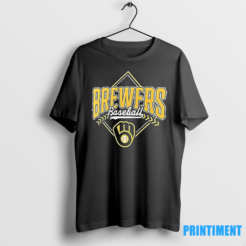 Milwaukee Brewers Baseball Diamond Big And Tall 2025 Tshirts Sweater