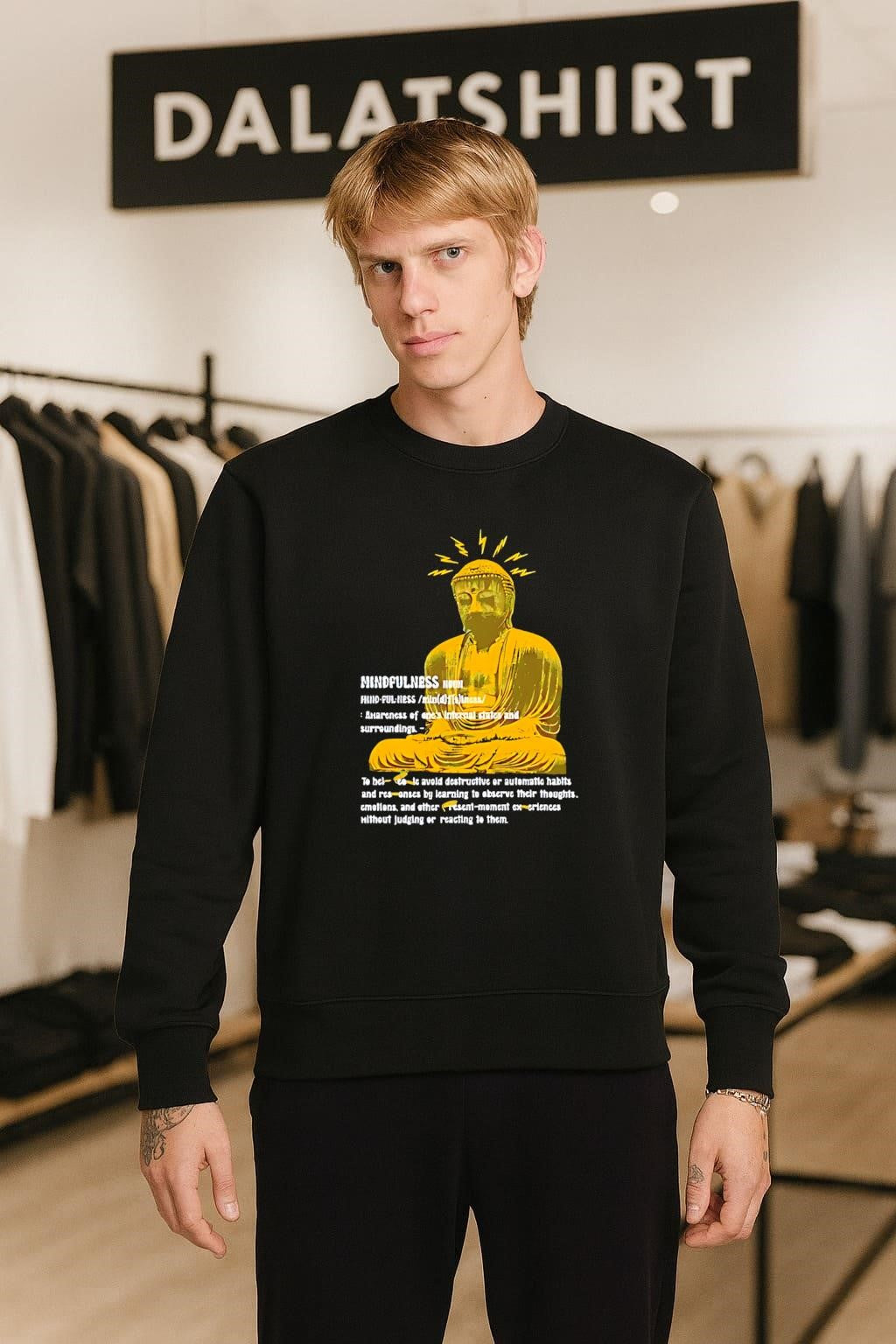 Mindfulness Buddha Meditation Awareness Internal States Surroundings shirt