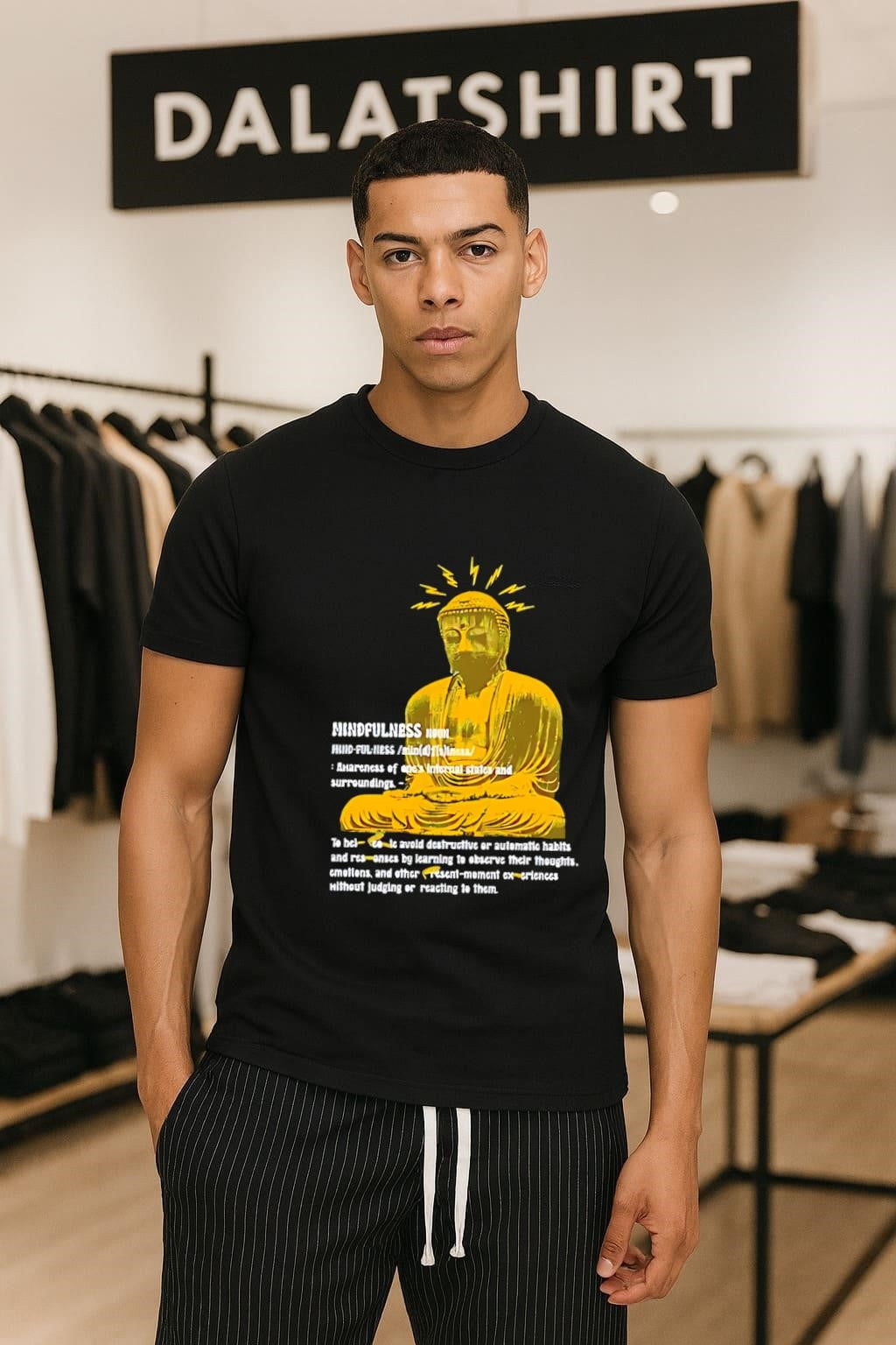 Mindfulness Buddha Meditation Awareness Internal States Surroundings shirt