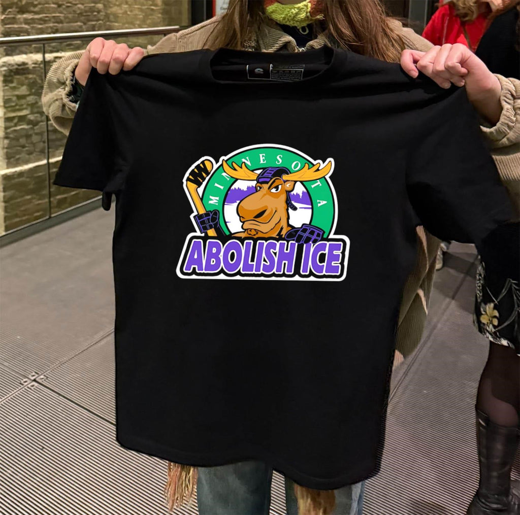 Minnesota Moose Abolish Ice Hockey logo shirt