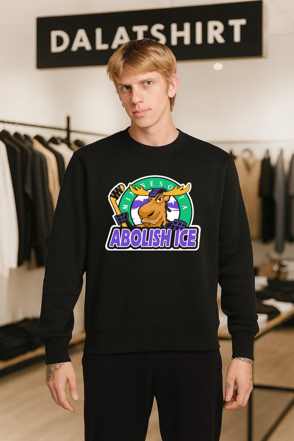 Minnesota Moose Abolish Ice Hockey logo shirt