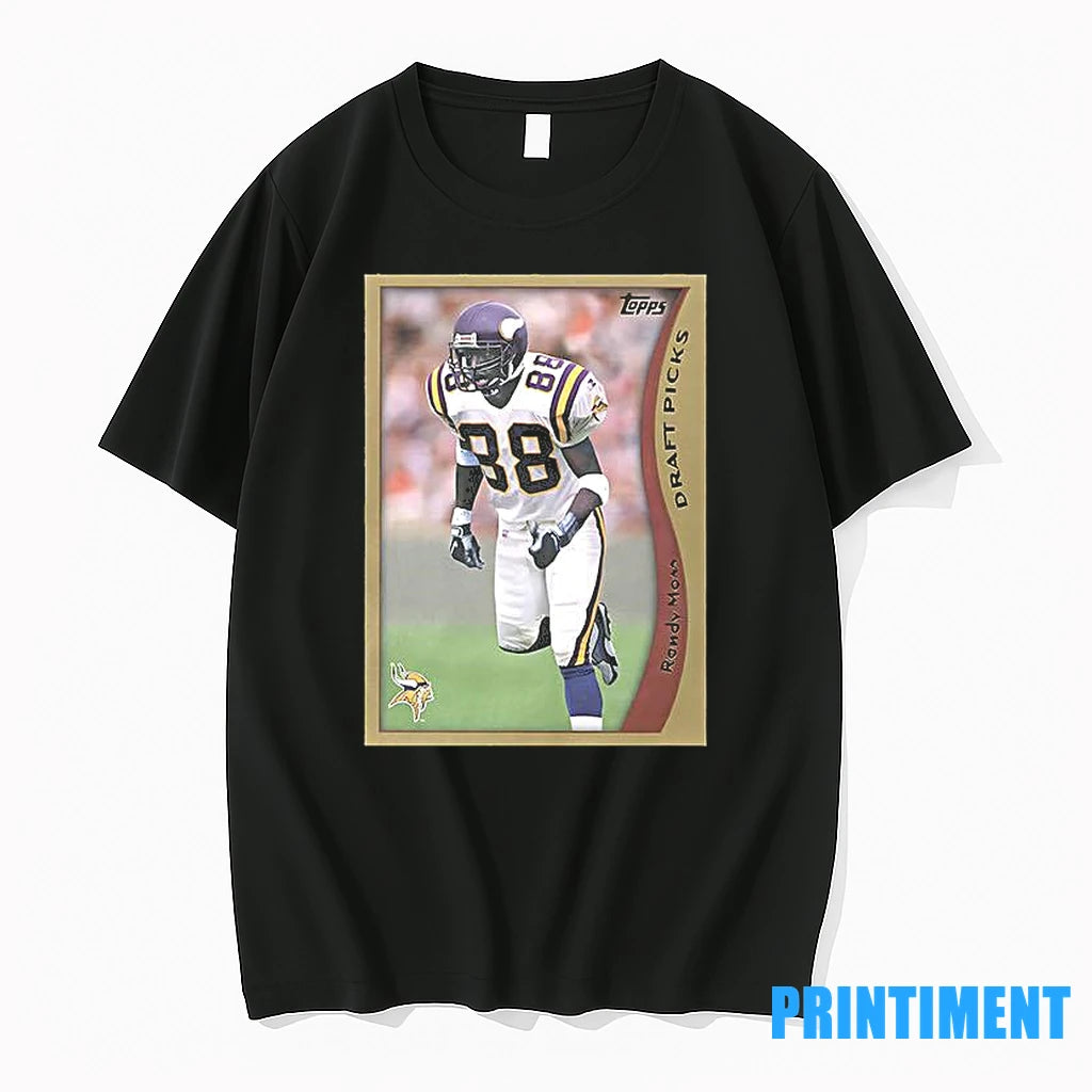 Minnesota Vikings Randy Moss Trading Card Tshirts Sweater