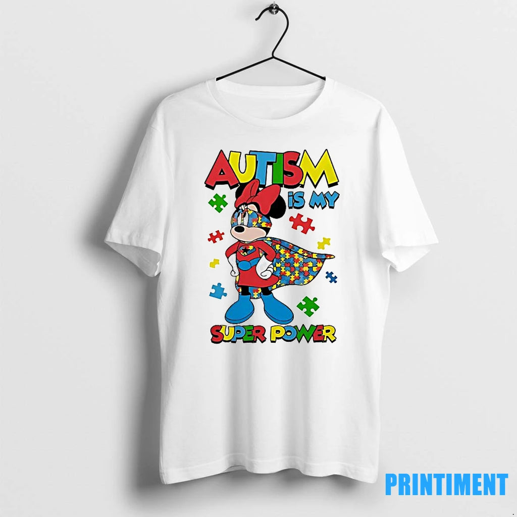 Minnie Autism Is My Super Power Tshirts Sweater