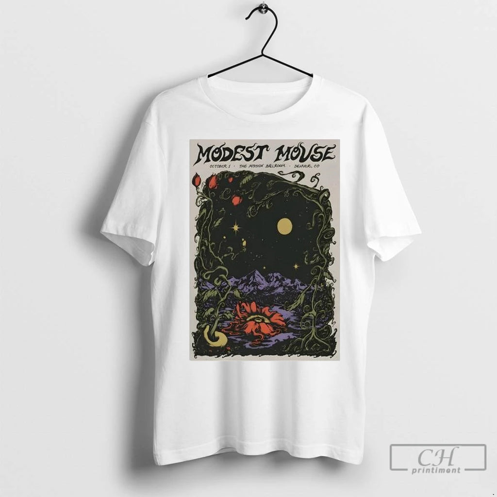 Modest Mouse Oct 1 2025 Mission Ballroom In Denver Co T Shirts