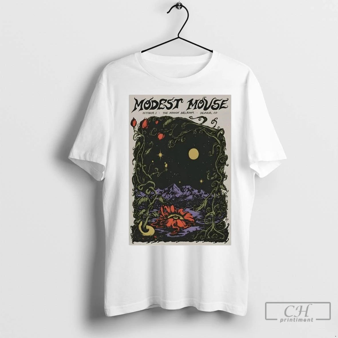 Modest Mouse Oct 1 2025 Mission Ballroom In Denver Co T Shirts