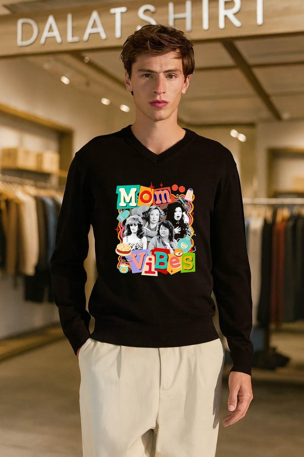 Mom Vibes Peggy Bundy Kitty Forman Fran Fine Roseanne Barr shirt