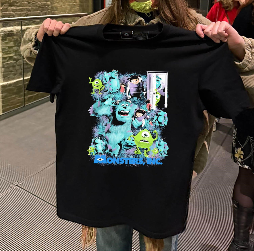 Monsters Inc Sulley Mike and Boo Characters shirt