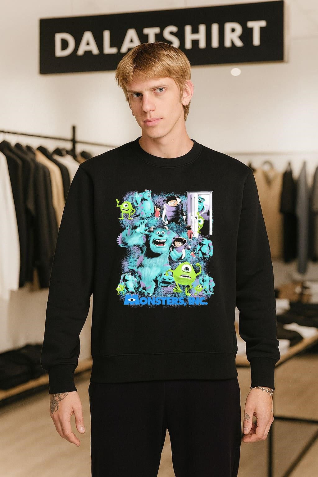 Monsters Inc Sulley Mike and Boo Characters shirt