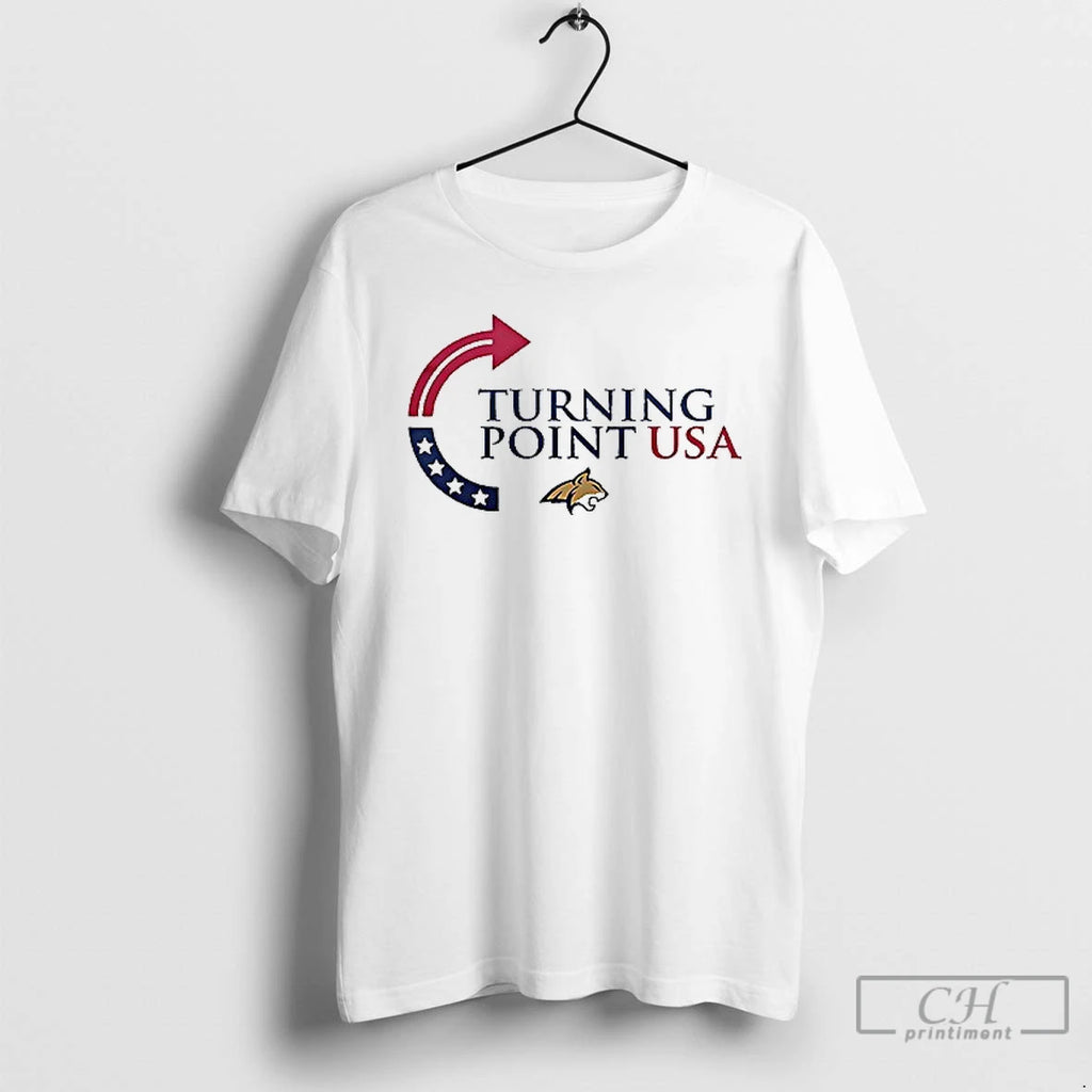 Montana State X Charlie Kirk Turning Point Usa T Shirts