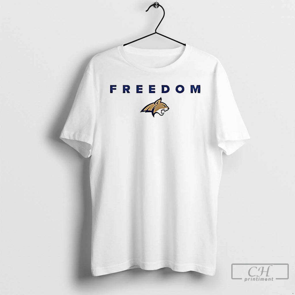 Montana State X Freedom Charlie Kirk T Shirts