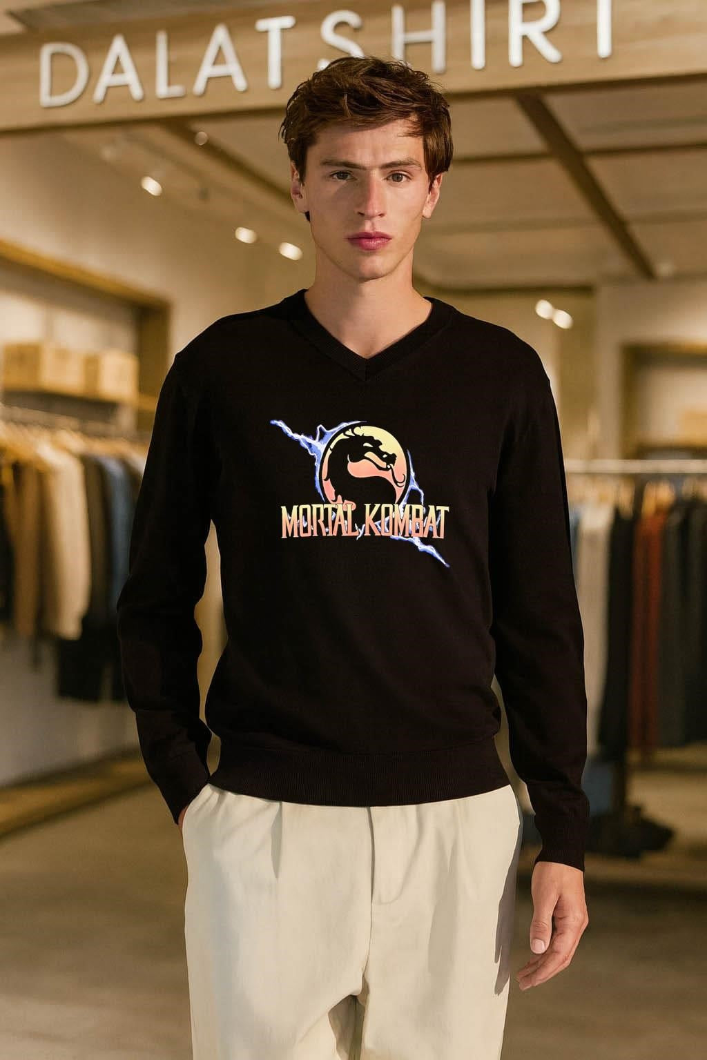Mortal Kombat Dragon Logo Lightning shirt