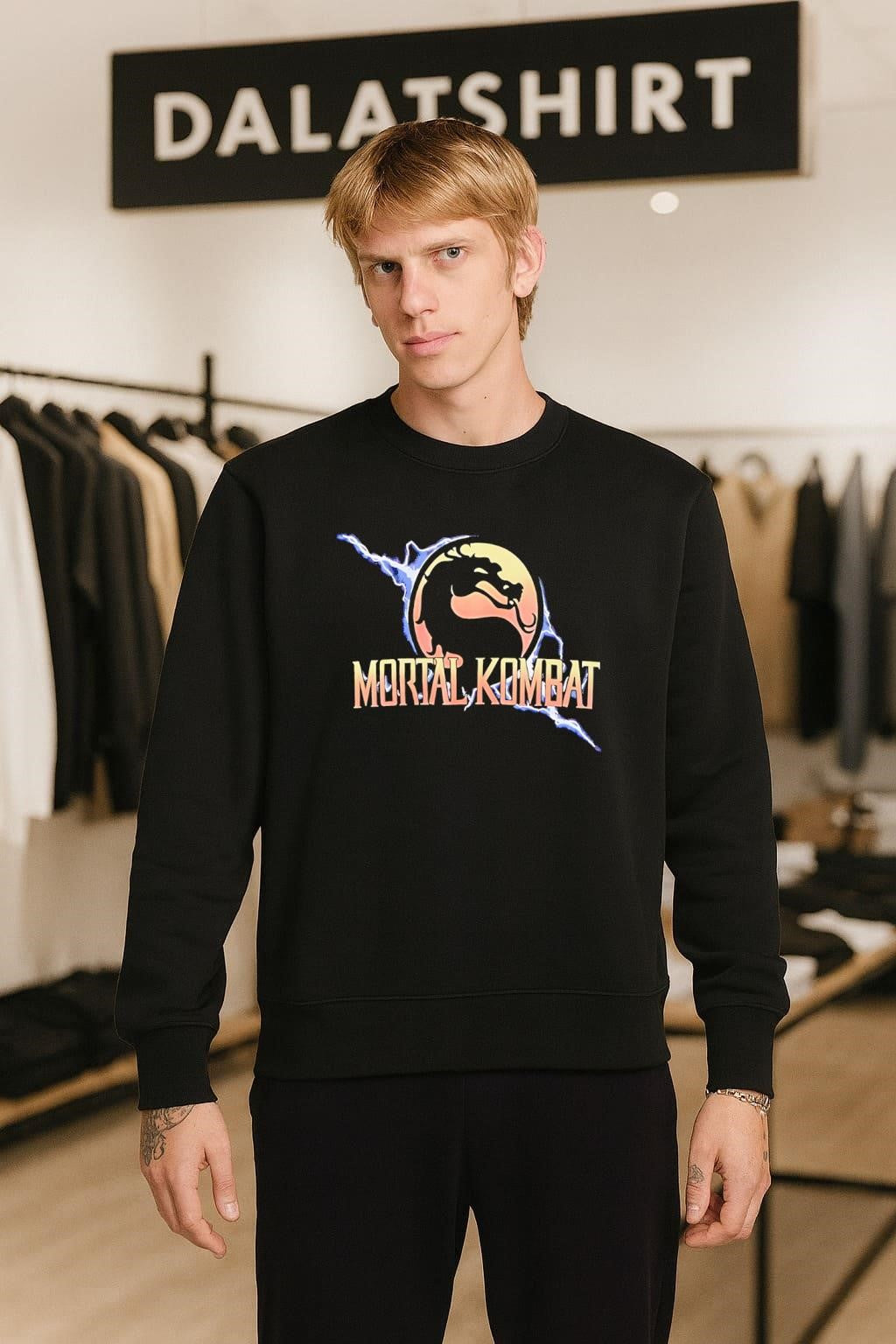 Mortal Kombat Dragon Logo Lightning shirt