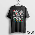 Most Likely To Asleep First Waiting For Santa Christmas Xmas Tshirts Sweater