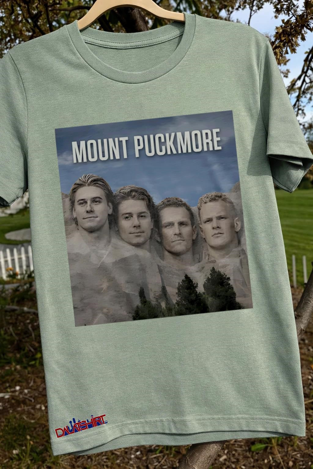 Mount Puckmore Four Hockey Players Carved Into Stone Mountain shirt