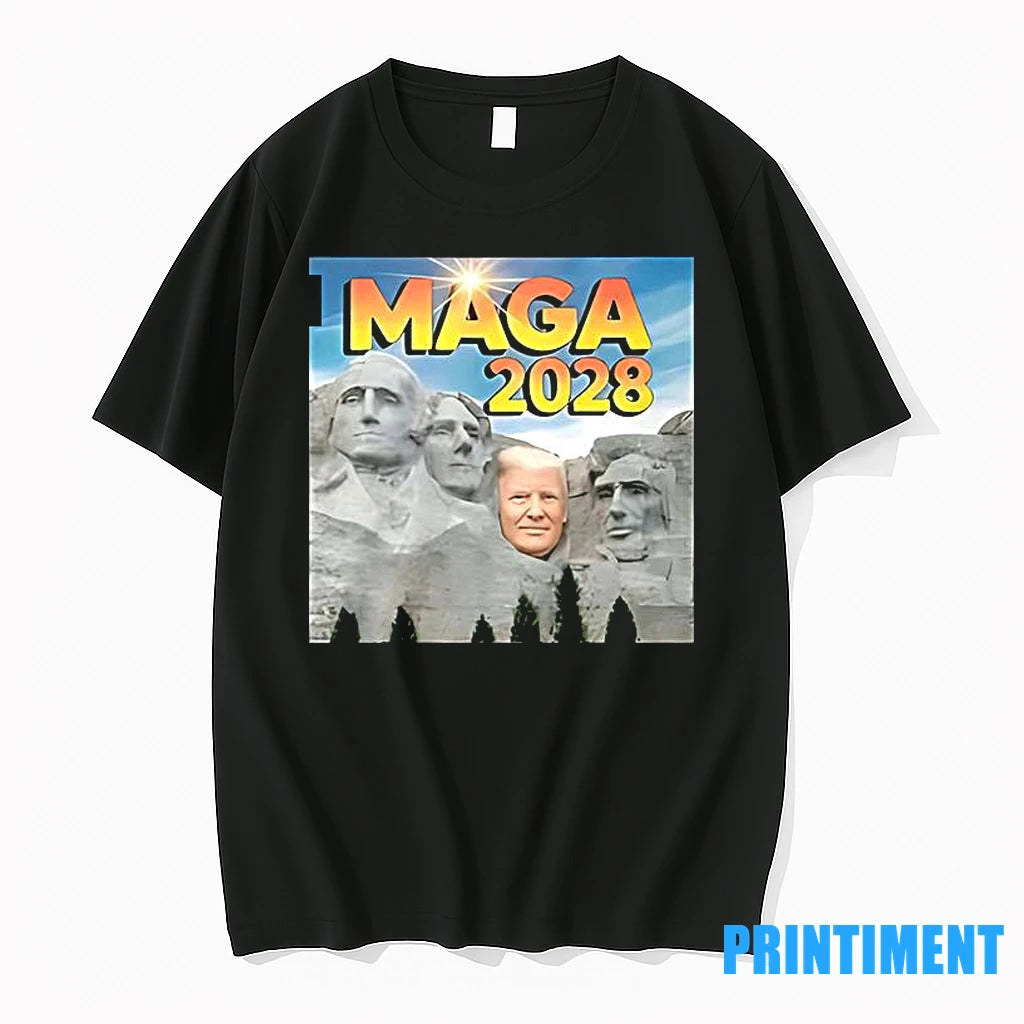 Mount Rushmore Trump Maga 2028 Tshirts Sweater