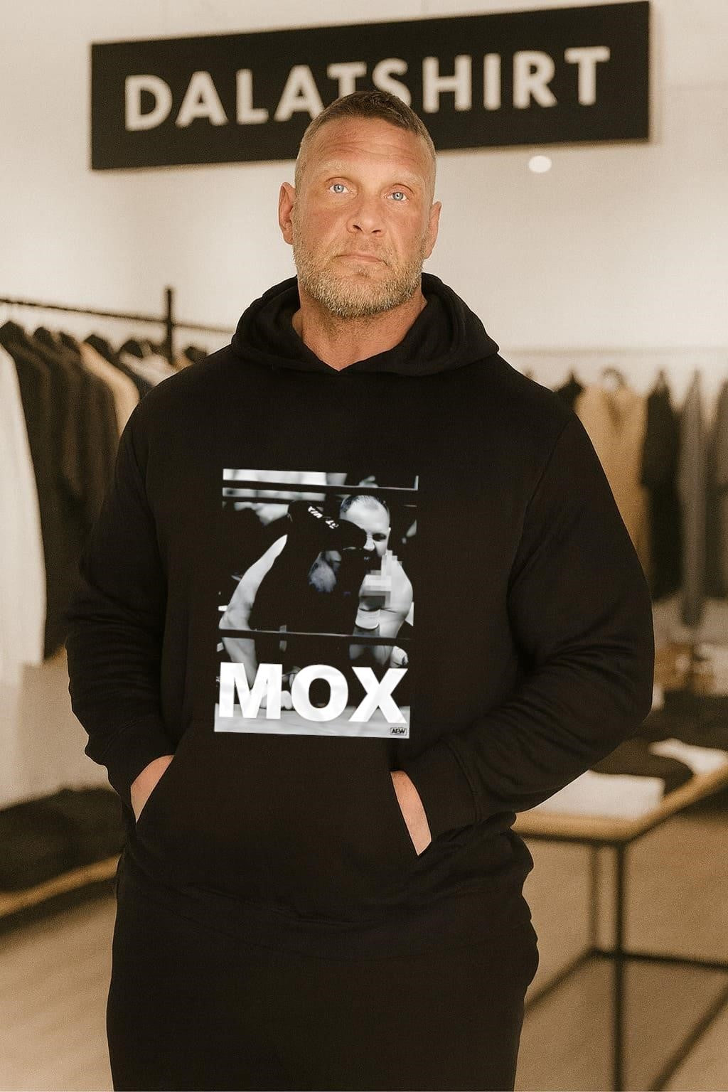Mox Jon Moxley Middle Finger Wrestling Ring Graphic shirt