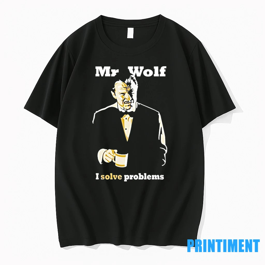 Mr Wolf I Solve Problems Tshirts Sweater