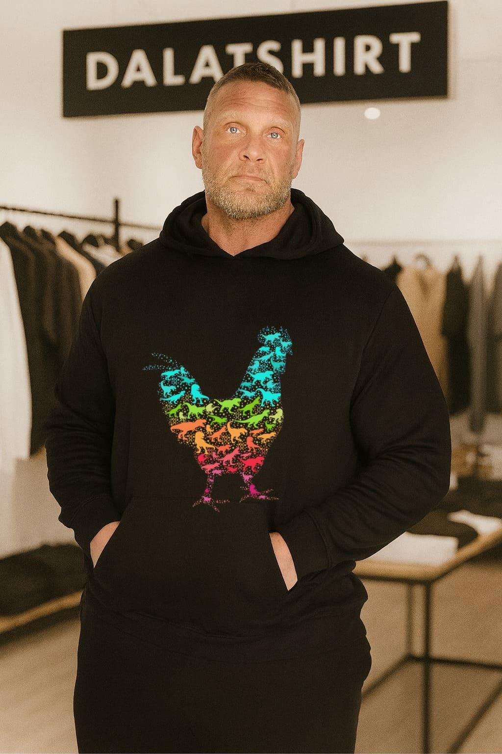 Mr. T-Rex Remember Whor You Are Chicken shirt
