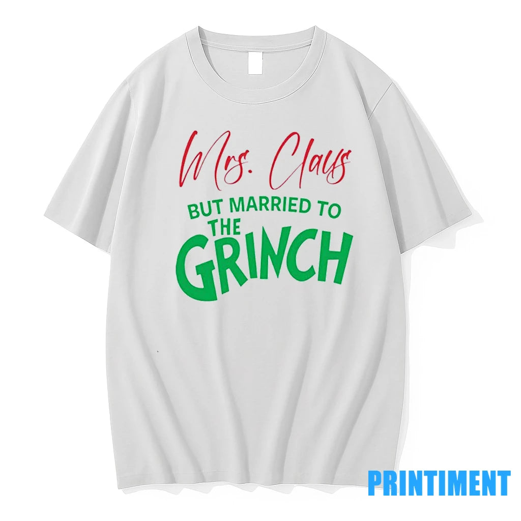 Mrs Claus But Married To The Grinch Tshirts Sweater