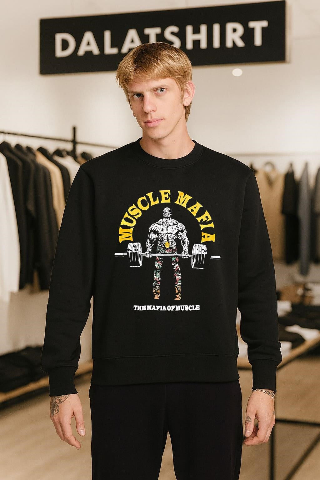 Muscle Mafia The Mafia Of Muscle Deadlift Camo shirt