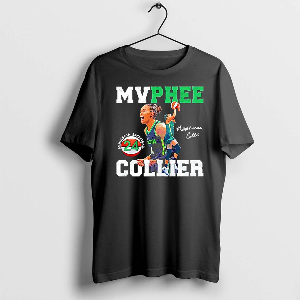 Mvphee Napheesa Collier Minnesota Lynx Basketball Signature Tshirts Sweater