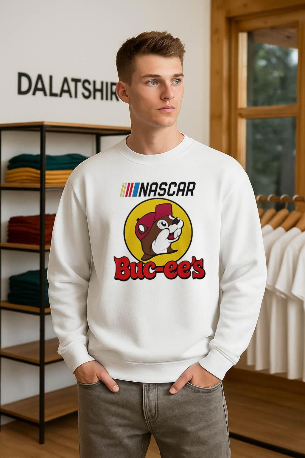 NASCAR Buc-ee’s Beaver Logo shirt