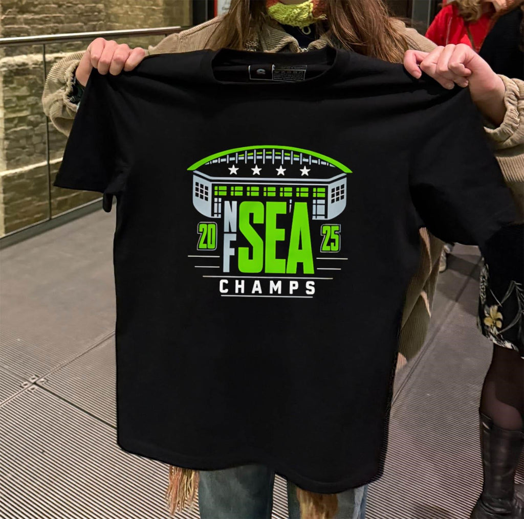 NFC West SEA Seattle 2025 Champions Stadium Stars Sports shirt