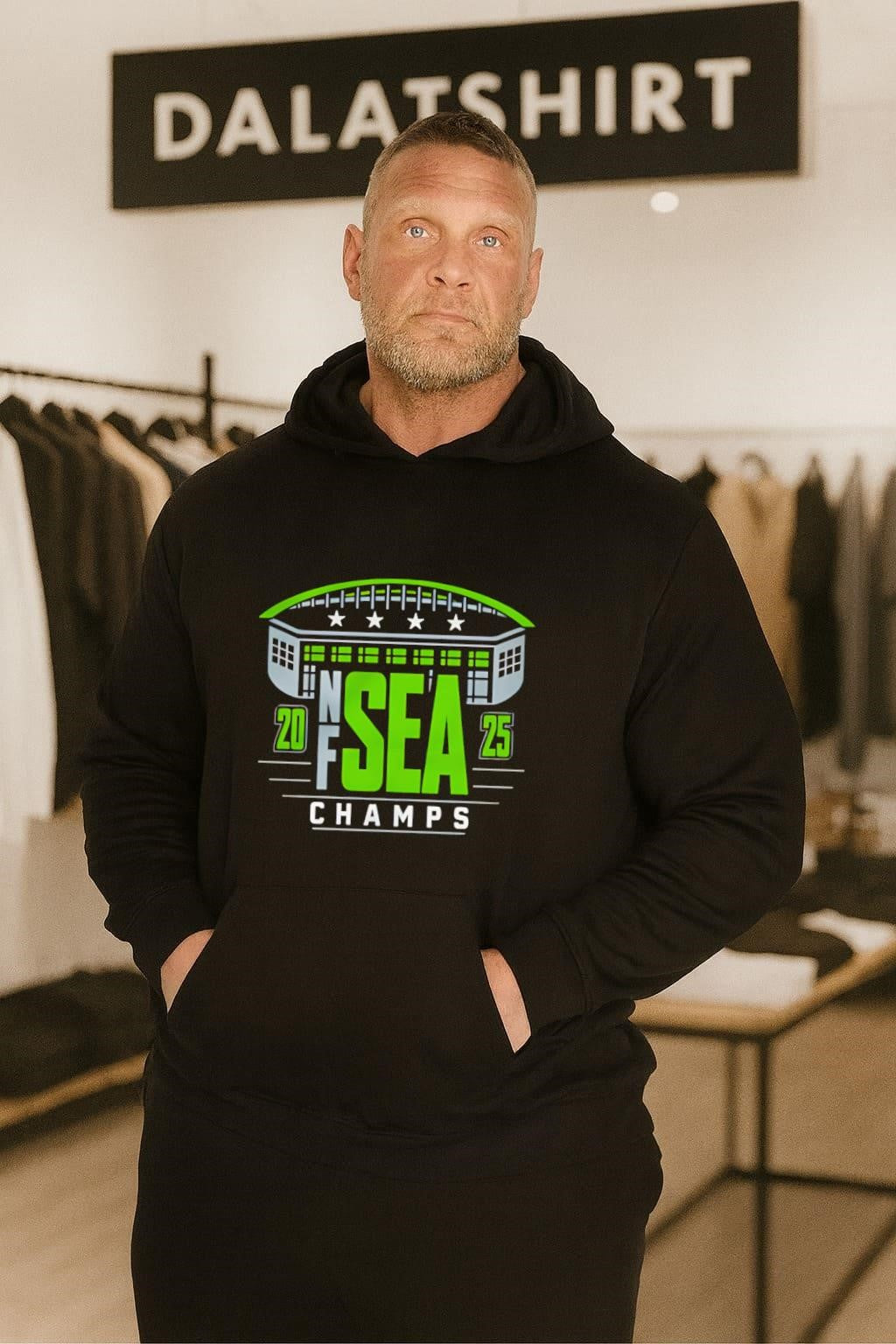 NFC West SEA Seattle 2025 Champions Stadium Stars Sports shirt