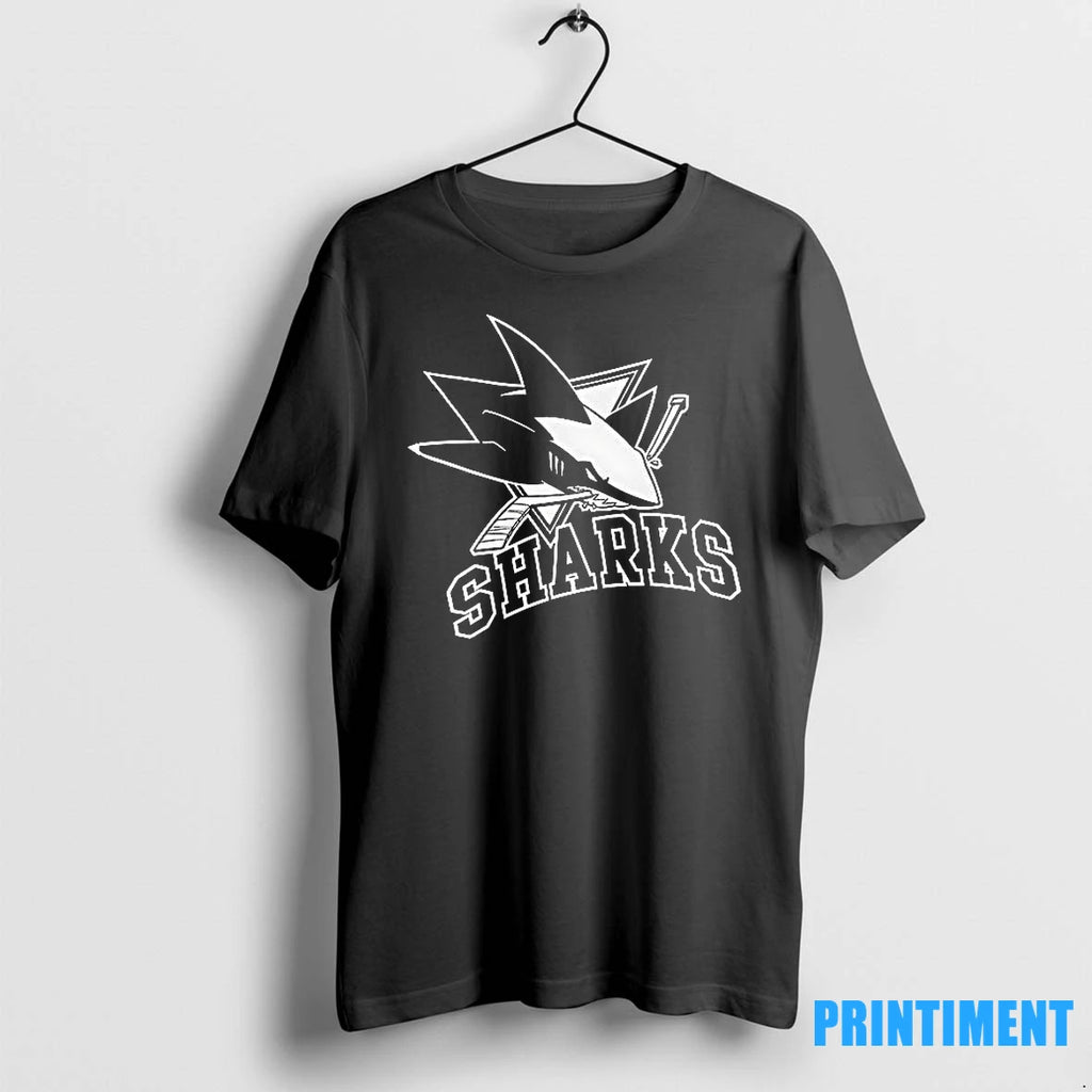 Nhl San Jose Sharks Black White Tshirts Sweater