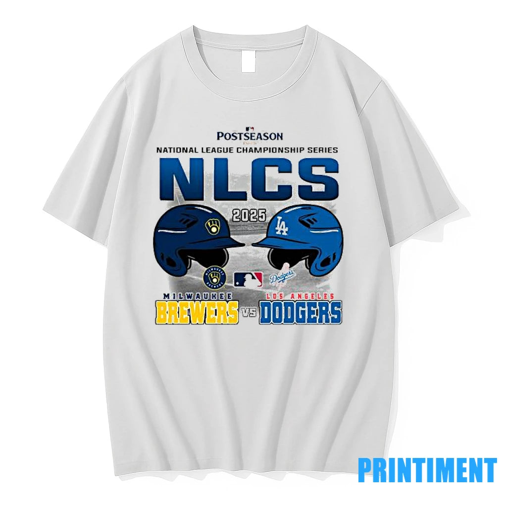 Nlcs 2025 Los Angeles Dodgers Vs Milwaukee Brewers Matchup Tshirts Sweater