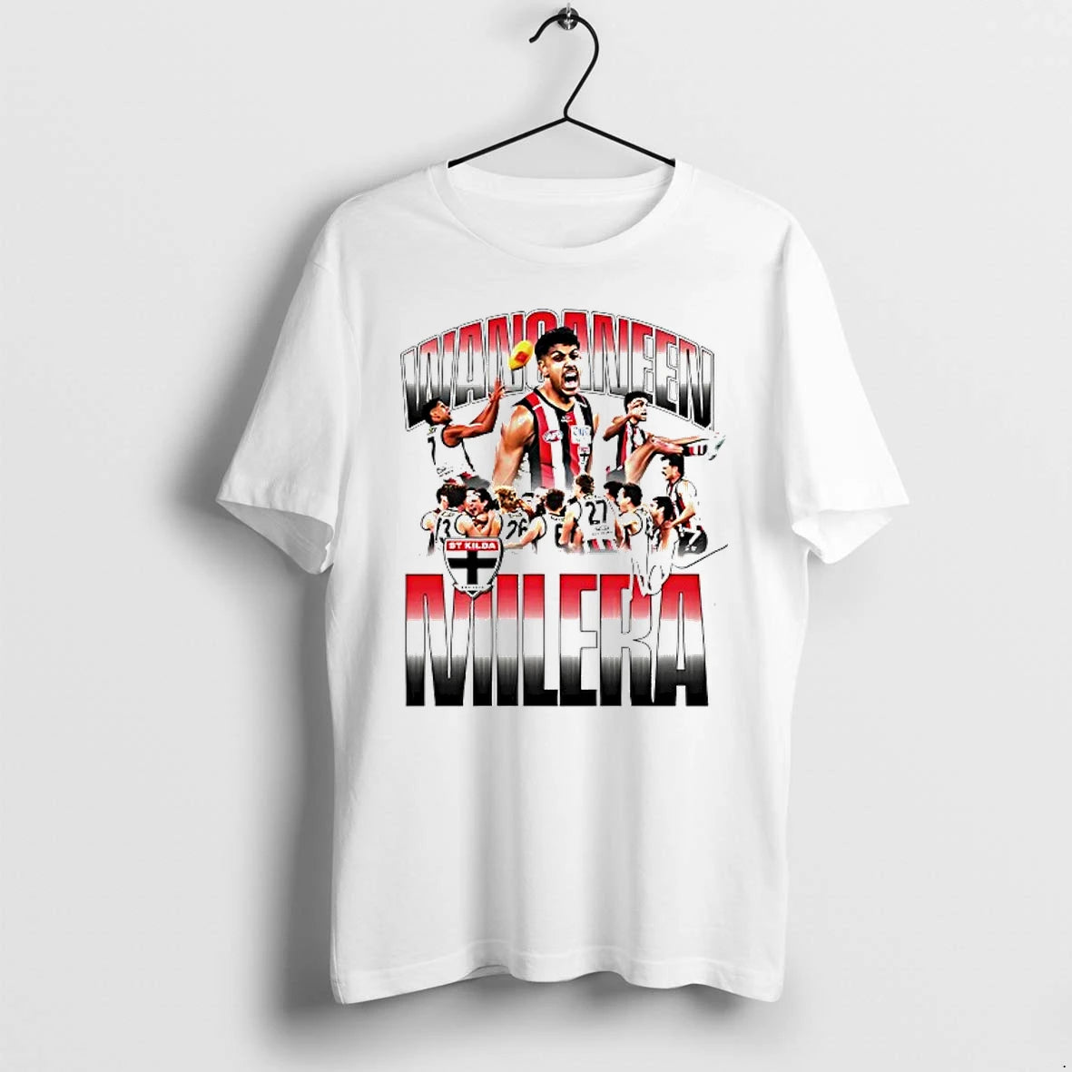 Nasiah Wanganeen Milera St Kilda Football Club Signature Tshirts Sweater