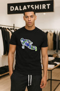 Native American Formline Art Football Player Action Pose shirt