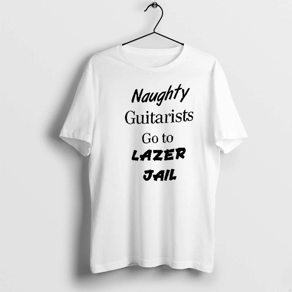 Naughty Guitars Go To Lazer Jail Tshirts Sweater