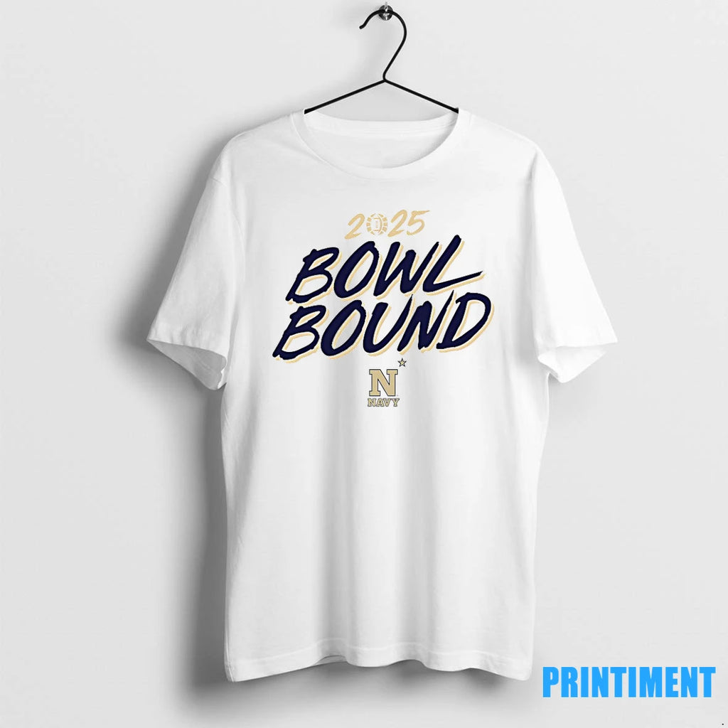 Navy Midshipmen 2025 Bowl Bound Logo Tshirts Sweater