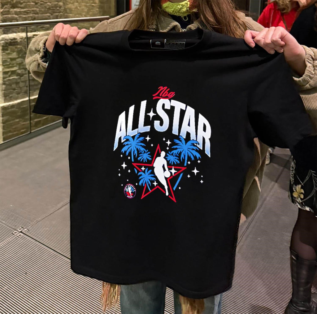 Nba All Star 2026 Los Angeles Palm Trees Basketball Player Star shirt