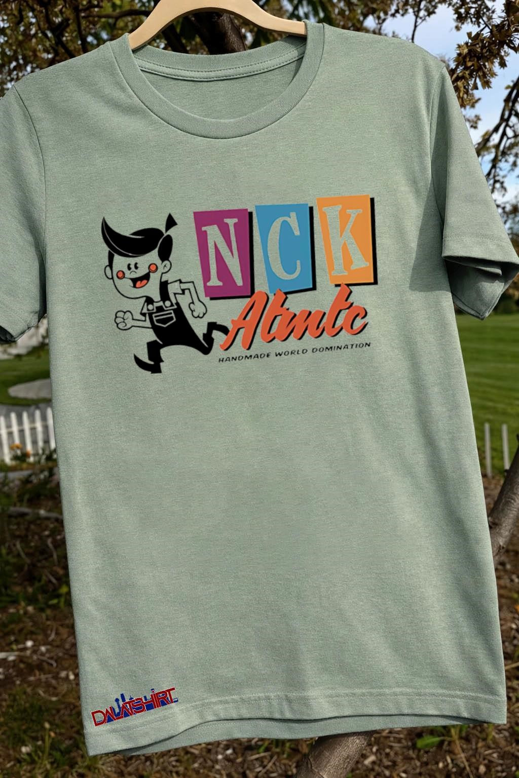 Nck Abute Running Boy Handmade World Domination shirt
