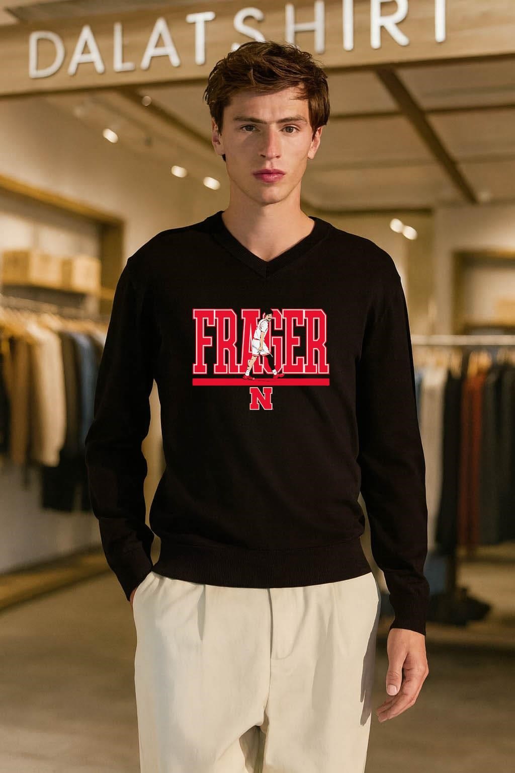 Nebraska Cornhuskers Rollie Fraser Frager shirt