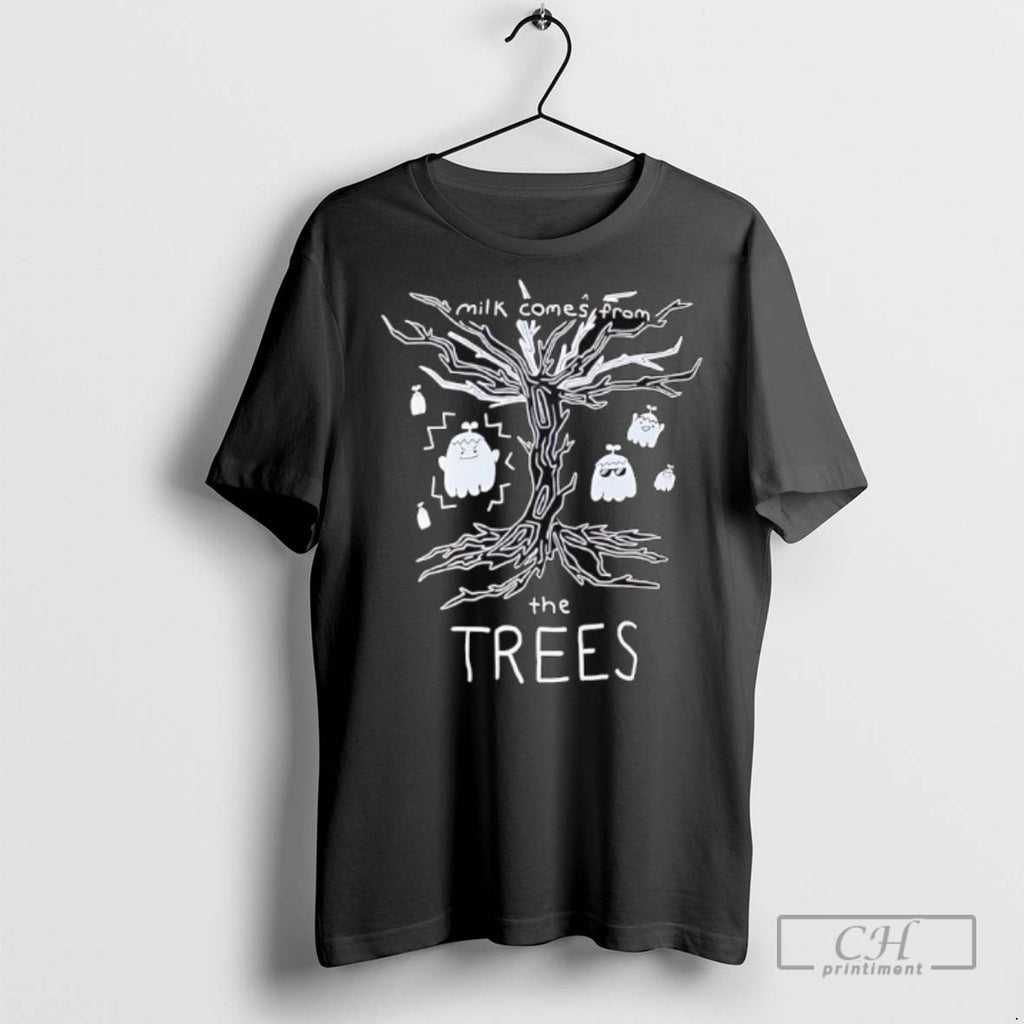 Nelward Milk Comes From The Trees Ghost T Shirts