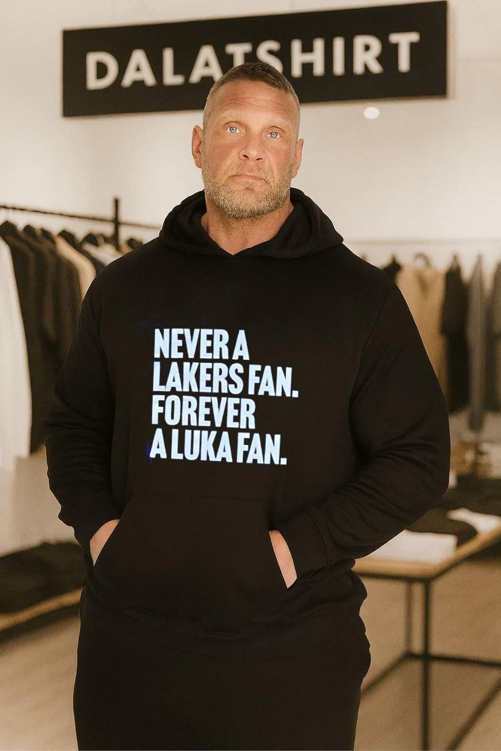 Never A Lakers Fan Forever A Luka Fan shirt