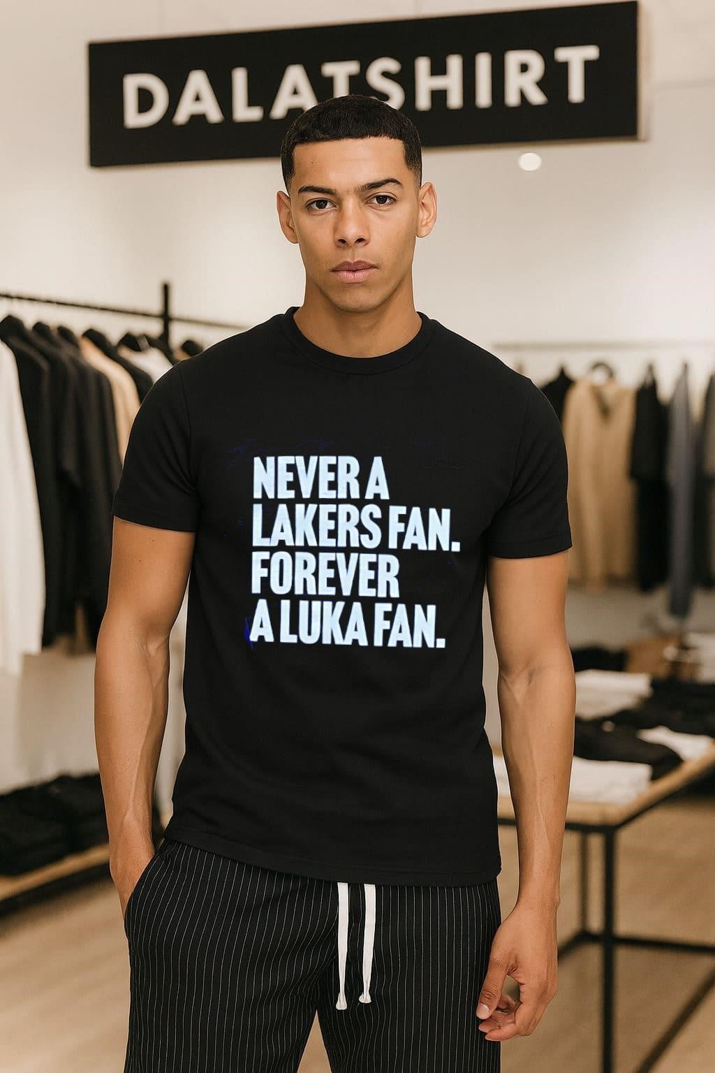 Never A Lakers Fan Forever A Luka Fan shirt