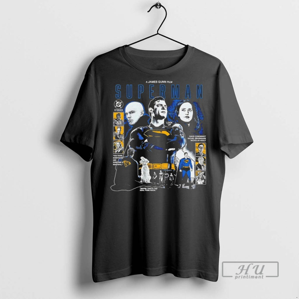 New A James Gunn Film Superman Dc Studios Tee Shirts Sweatshirt Hoodies