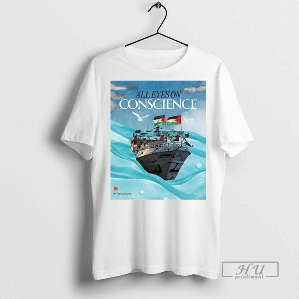 New All Eyes On Conscience Free Palestine Ceramic Ceramic And Classic Dad Cap Tee Shirts