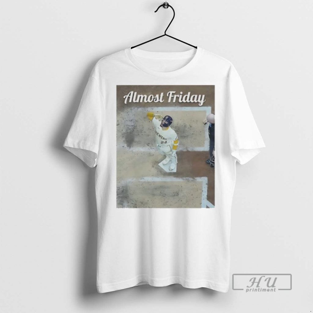 New Almost Friday Brewers Take The Lead With Jacksons Big Hit Tee Shirts Sweatshirt Hoodies