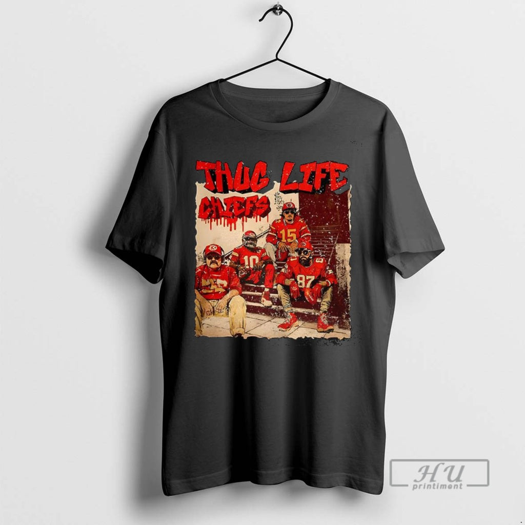 New Andy Reid Patrick Mahomes Travis Kelce Tyreek Hill Kansas City Chiefs Thug Life Chiefs