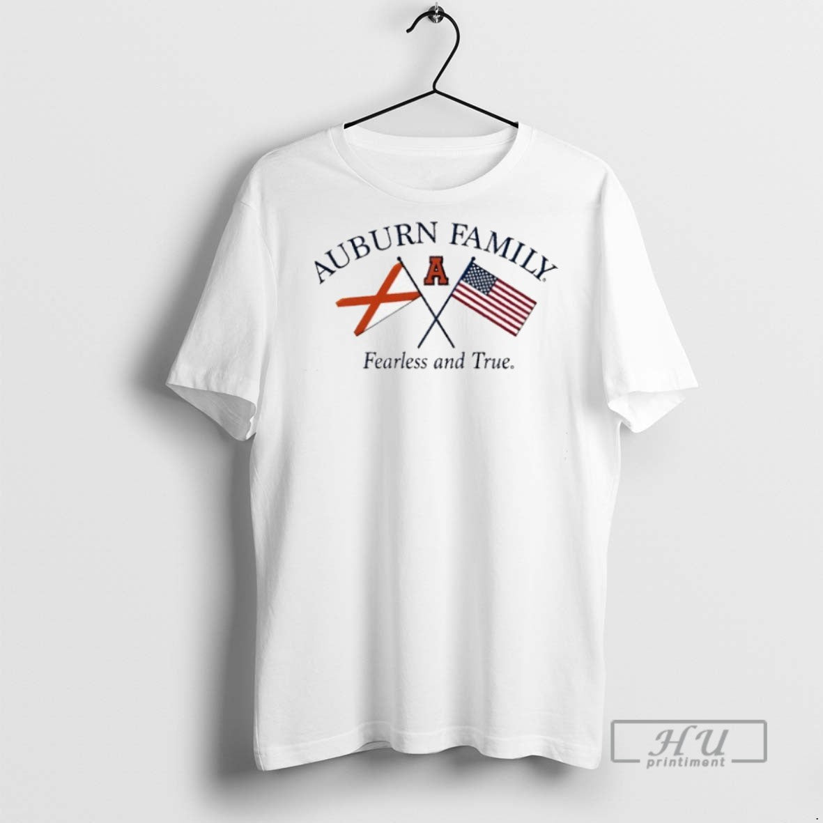 New Auburn Family Fearless And True Flags Tee Shirts Sweatshirt Hoodies