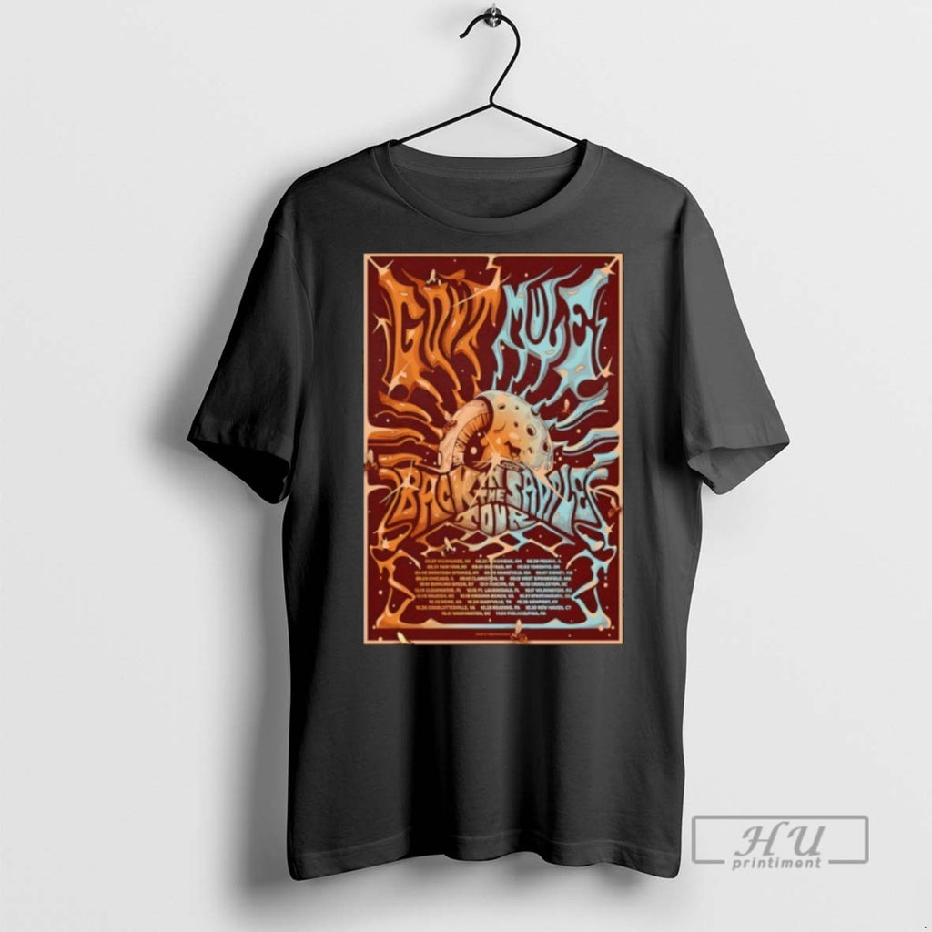New Back In The Saddle Tour 2025 Govt Mule Tee Shirts Sweatshirt Hoodies