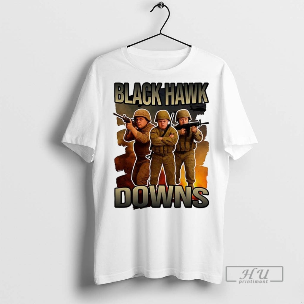 New Back Hawks Downs Syndrome Parody Meme Tee Shirts Sweatshirt Hoodies