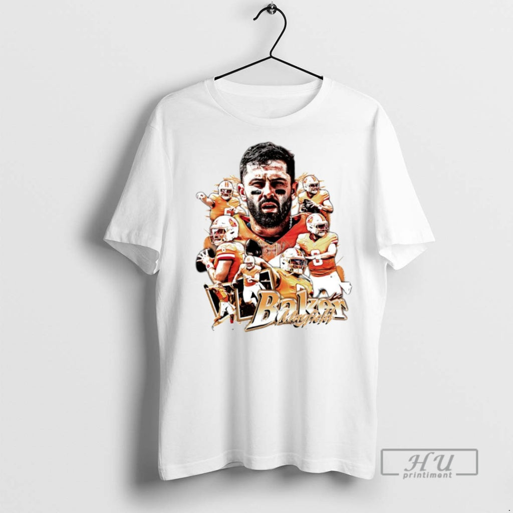 New Baker Mayfield Picture Collage Tampa Bay Buccaneers Tee Shirts Sweatshirt Hoodies
